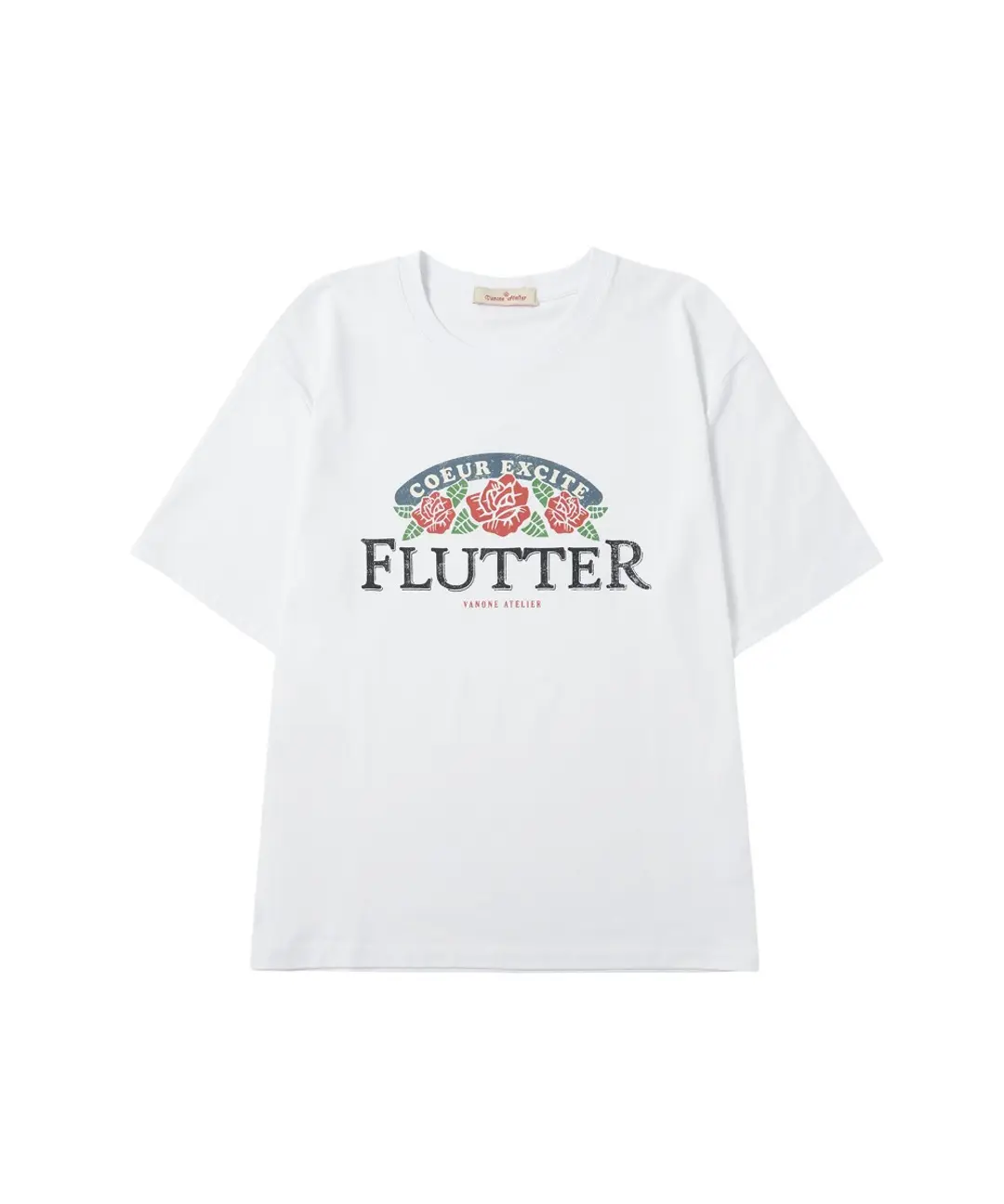 반원 아뜰리에 A3519 Flutter 티셔츠_White 상품 이미지 3