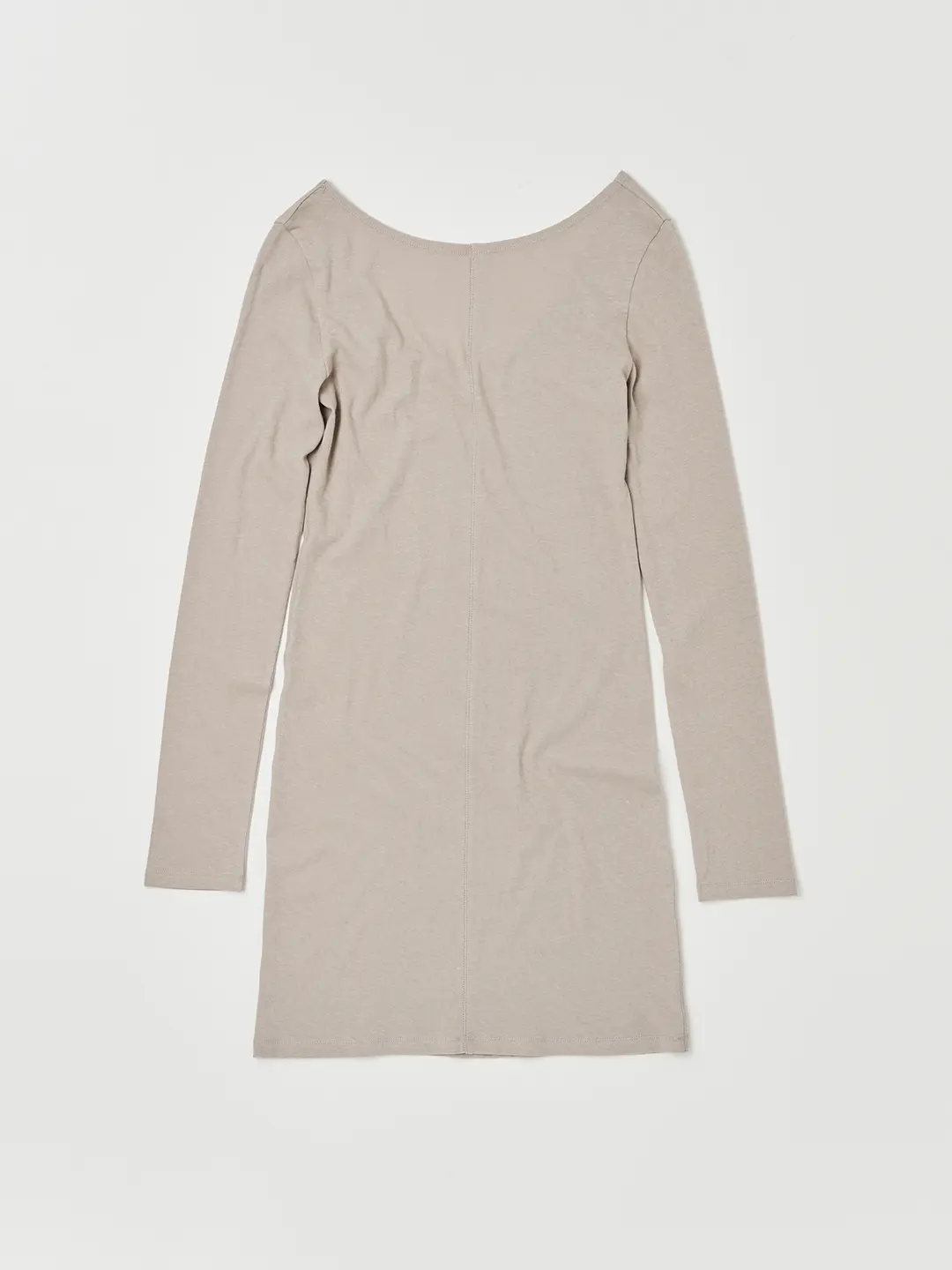 낫띵에브리띵 REVERSIBLE LONG SLEEVE DRESS IN BEIGE 상품 이미지 1