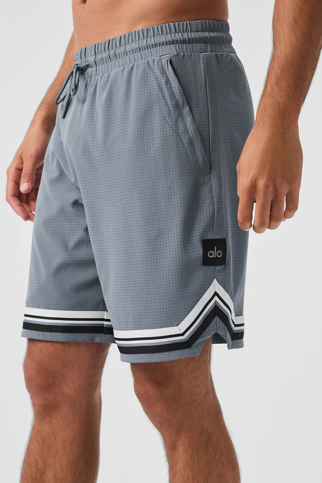 알로요가 9" Traction Arena Short - Steel Grey 상품 이미지 3