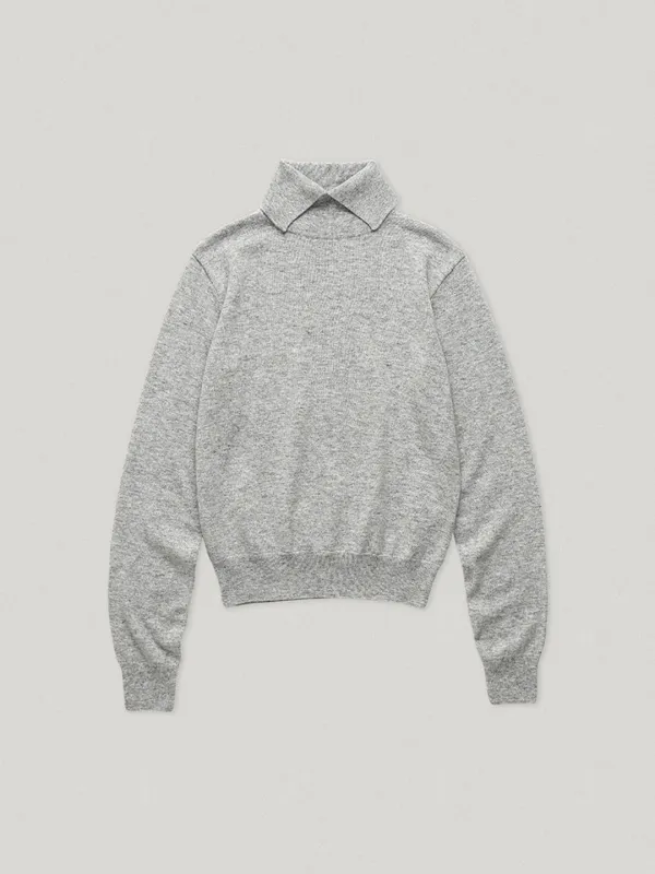 Daniel Collar Knit Gray