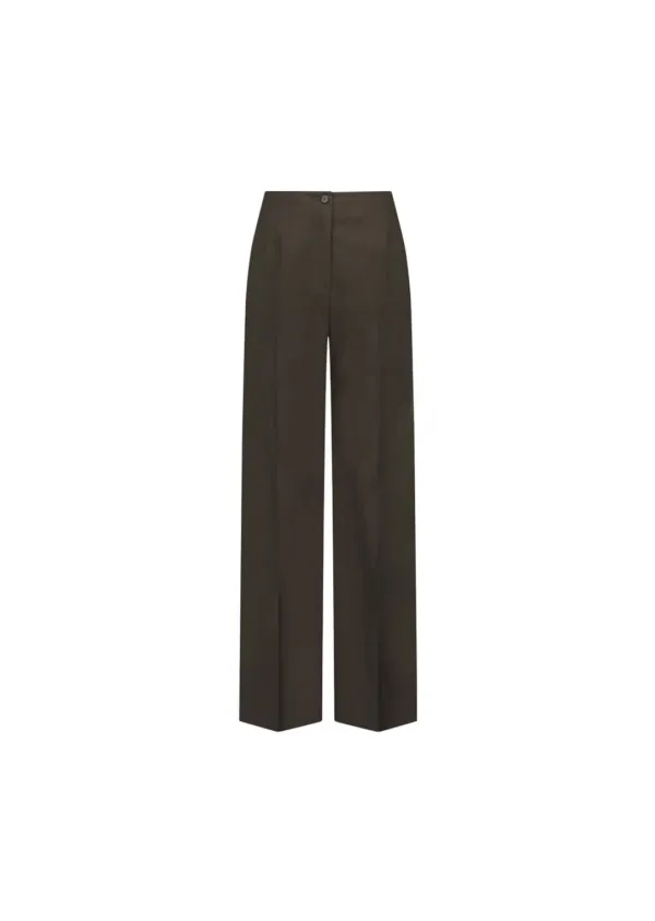 Straight Fit Pants, Khaki Brown