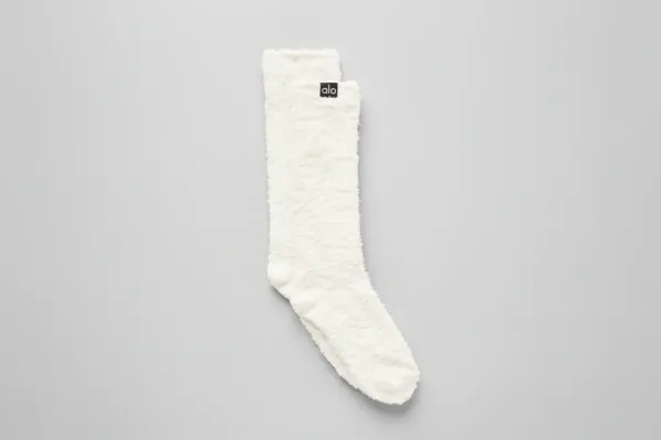 Women's Plush Lush Sock - Ivory