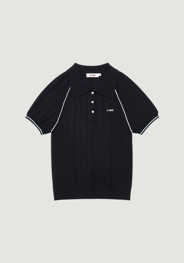 [Grove X Wilson] SENNA BUTTON H/S KNIT