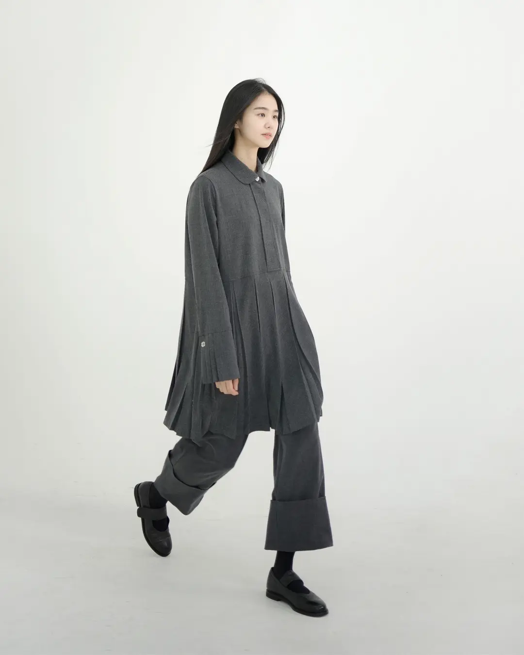 유노이아 standard flower button dress 상품 이미지 2