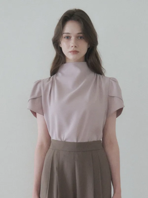 Pintuck Tulip Blouse_3color
