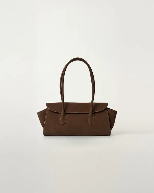 Poise Suede Bag [BROWN]