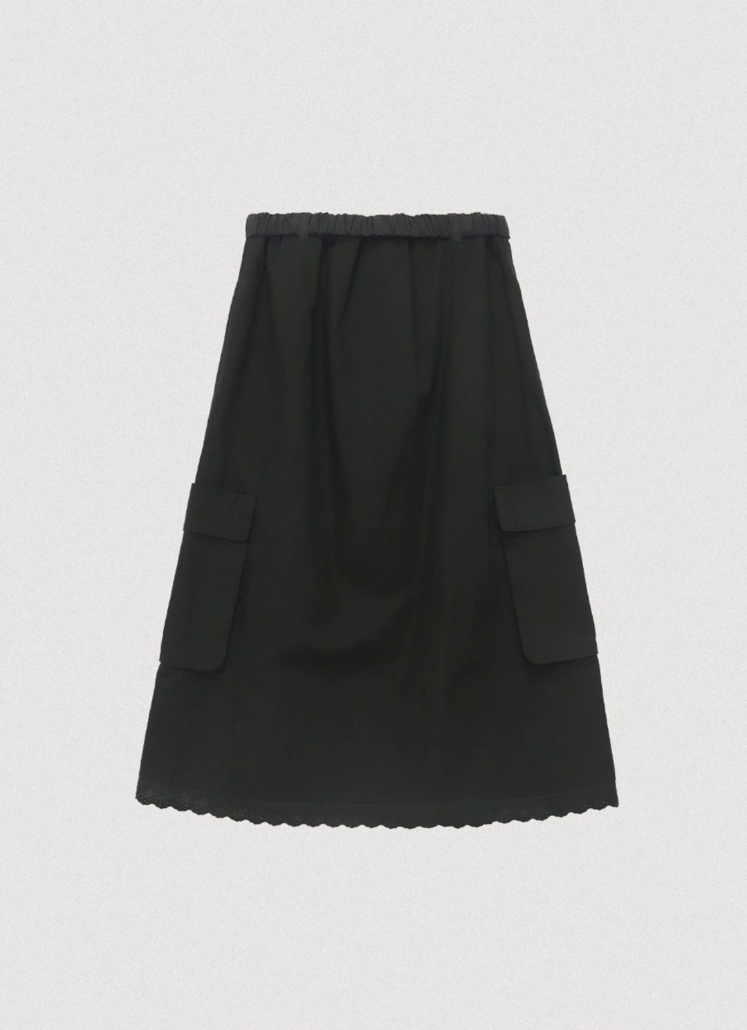 포에토 Drift cargo lace skirt - charcoal 상품 이미지 3