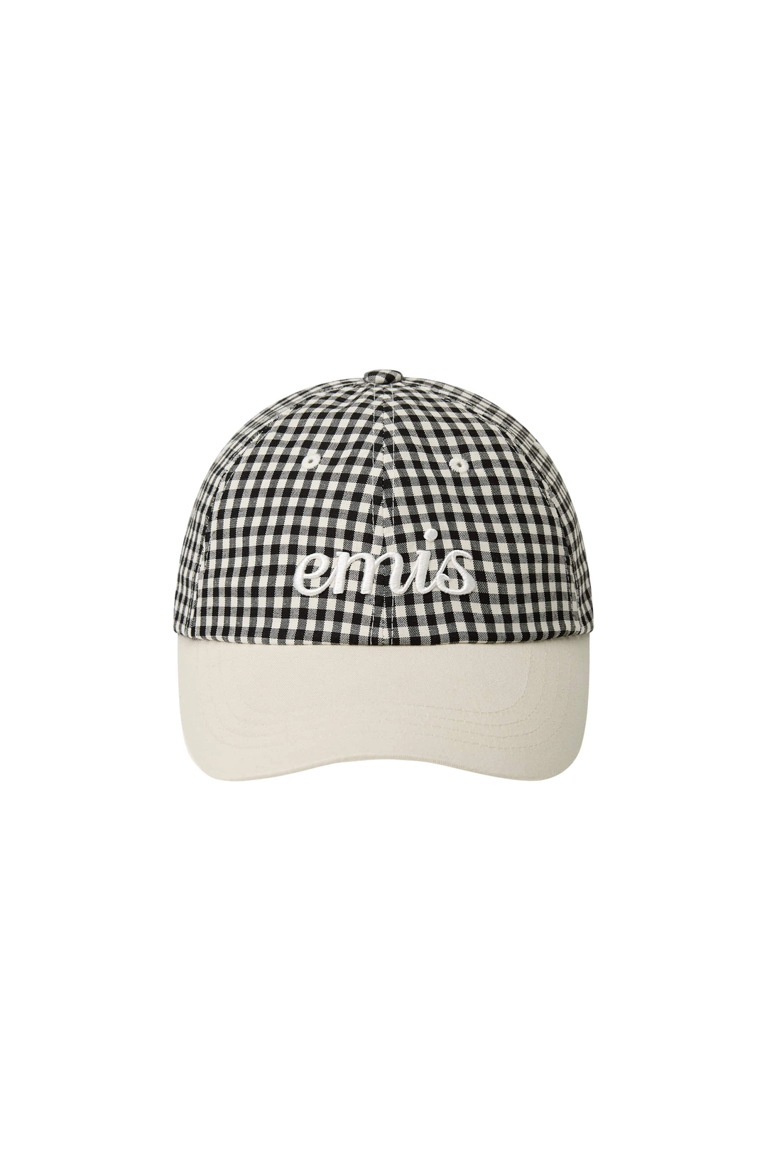 이미스 GINGHAM CHECK BALL CAP-BLACK 상품 이미지 2