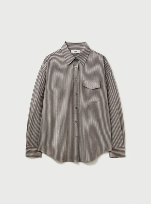 STRIPED COTTON SHIRT
