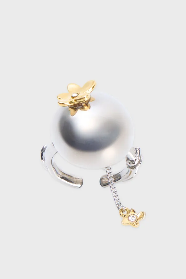 Soft Dome Ring (Silver Gold)