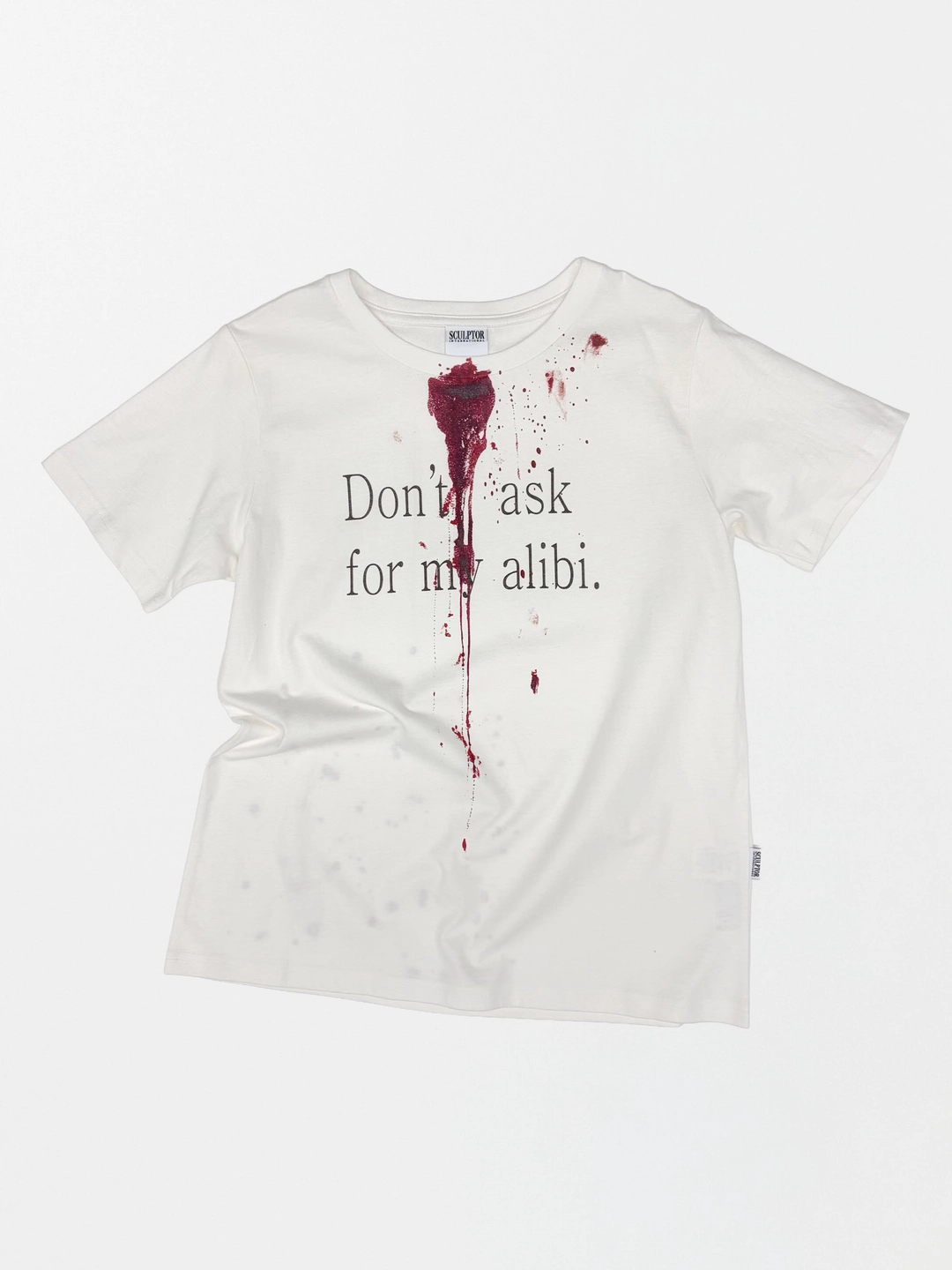 스컬프터 Raw Statement Tee White 상품 이미지 1
