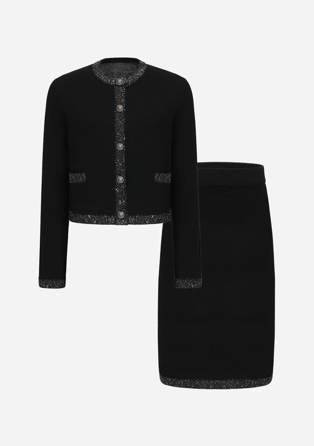[EXCLUSIVE] Lily pearl wool knit set