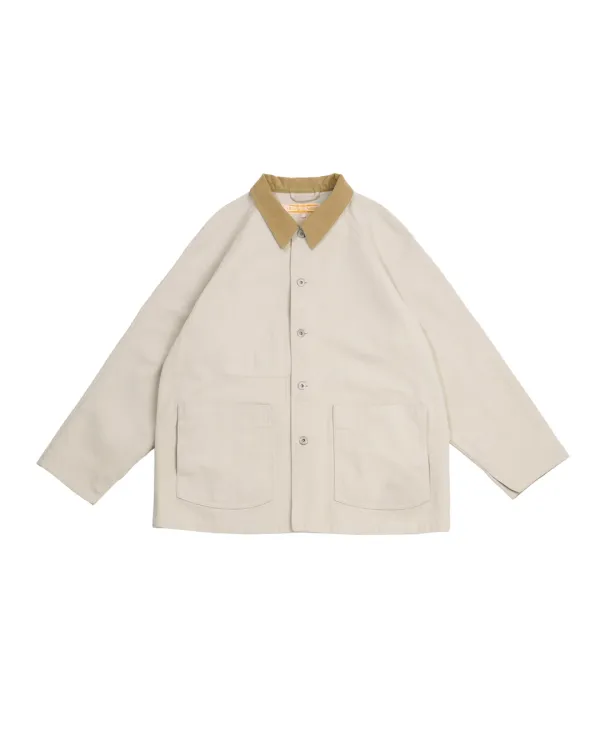 Washed VTG Work Jacket_Ivory