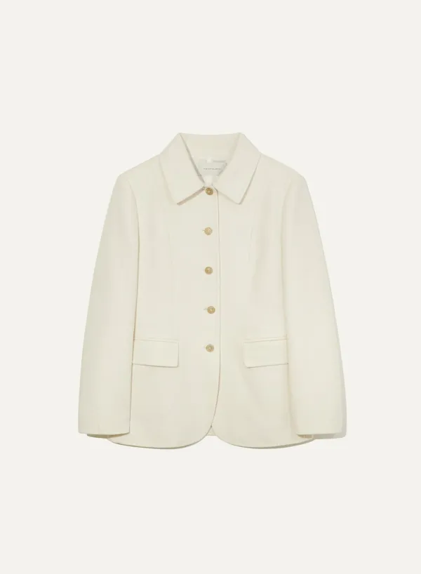 Maja Cashmere Jacket White