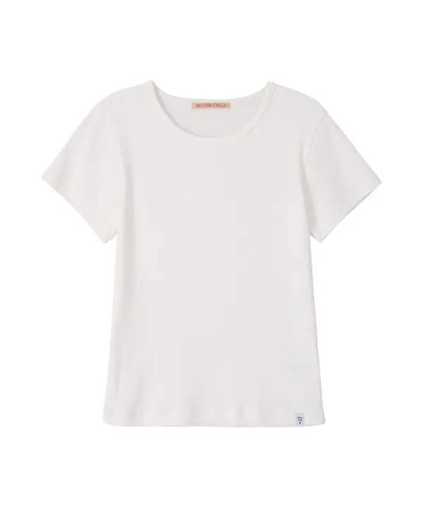 Essential Golgi Half Tee-Ivory