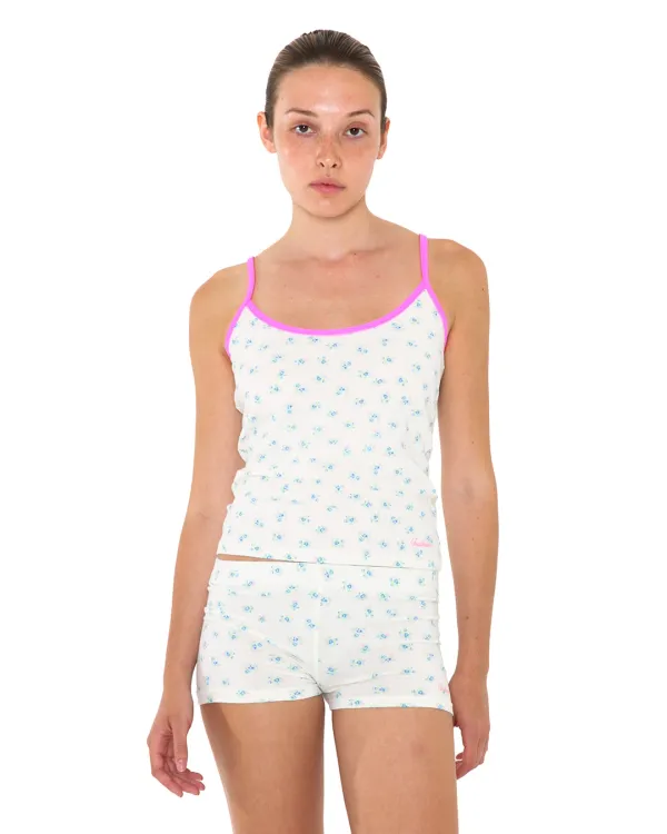 FLORAL LOUNGE SET, WHITE