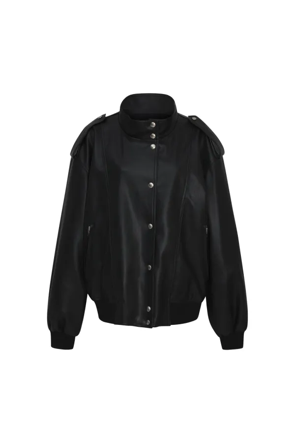 [2차 PRE ORDER] CARLEY LEATHER JACKET