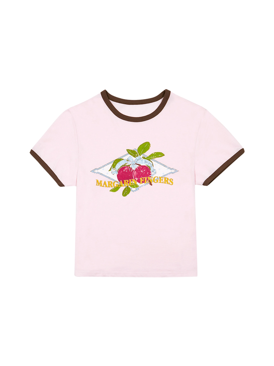 마가린핑거스 PLUM RINGER T-SHIRT (PINK) 상품 이미지 3