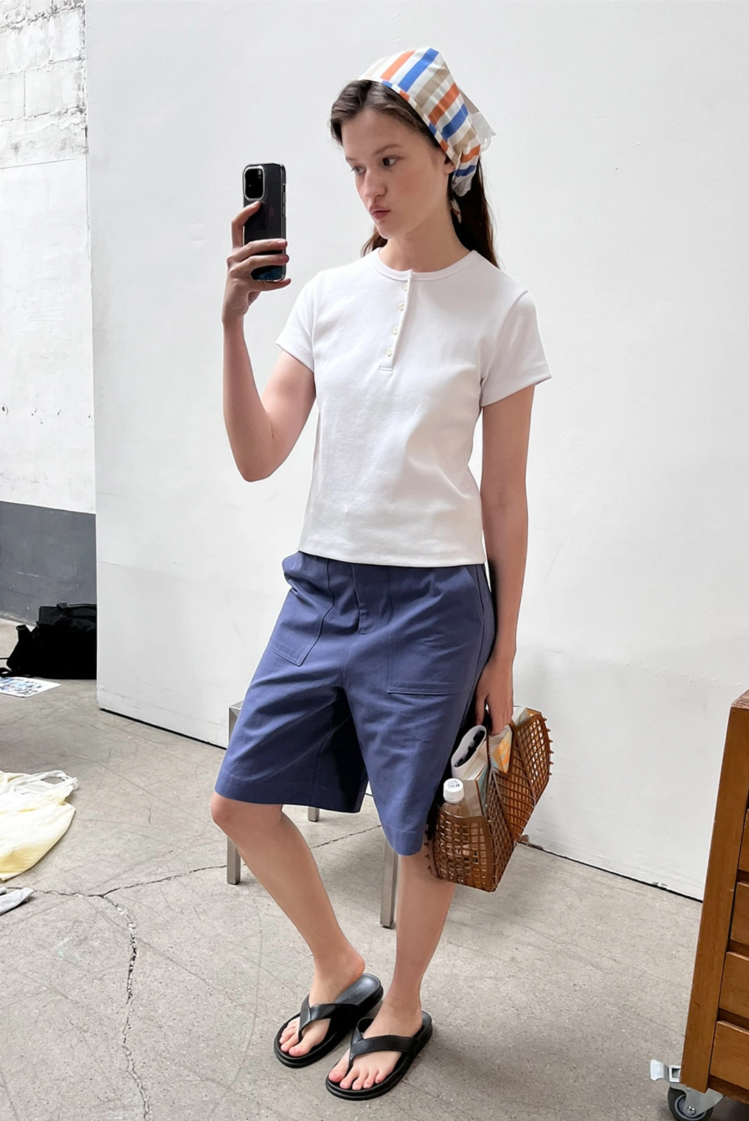 브렌다 브렌든 fourb tee - white 상품 이미지 2