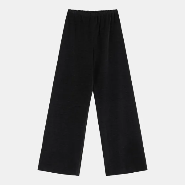 velvet corduroy banding pants (black)