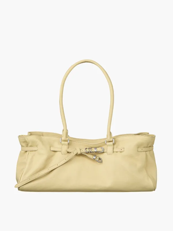 SOFT GRANDMA SHOULDER BAG_butter washed nappa