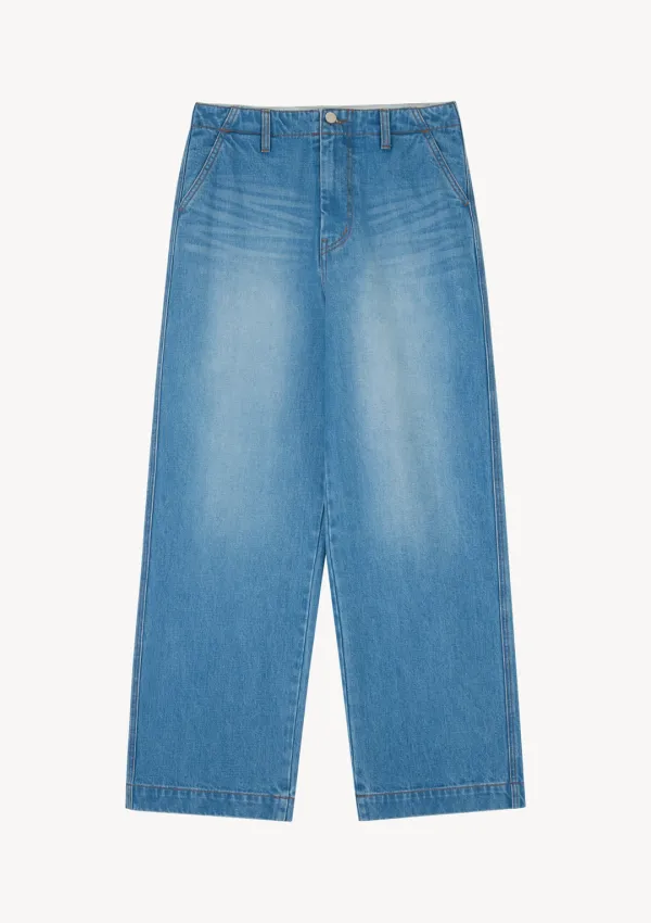 Elin Chino Denim in Blue
