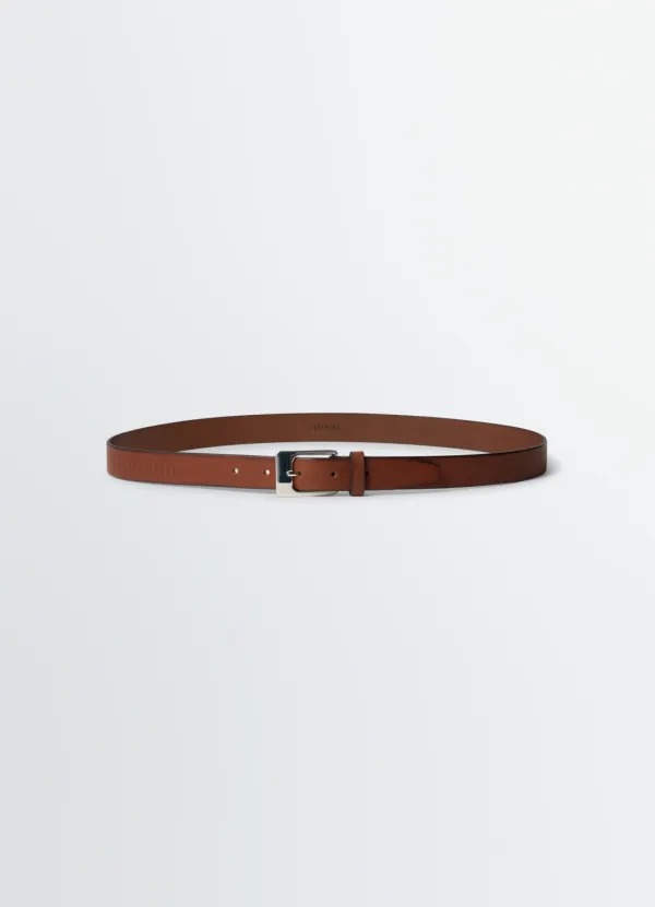 RAIL BELT 25 MM IN LEATHER