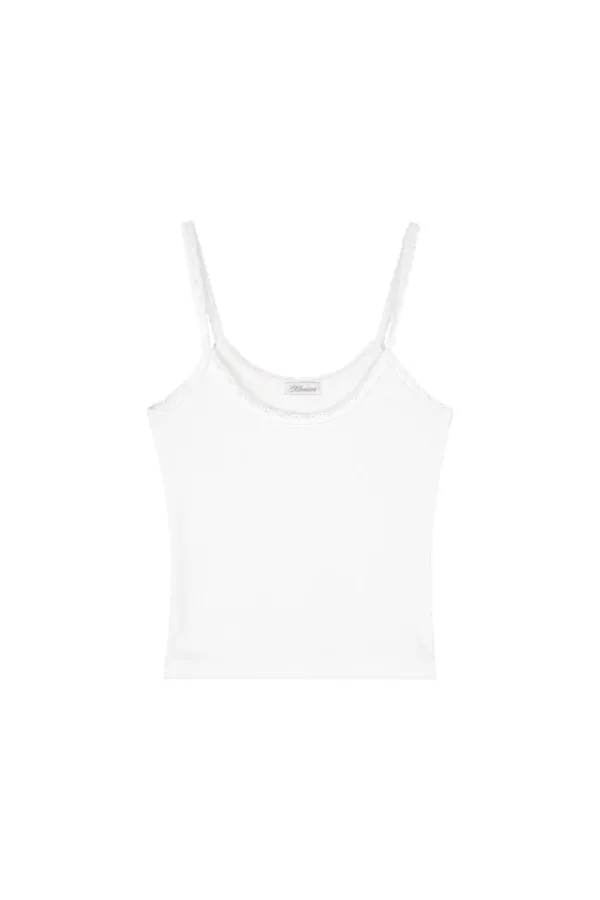 Milk foam sleeveless, White
