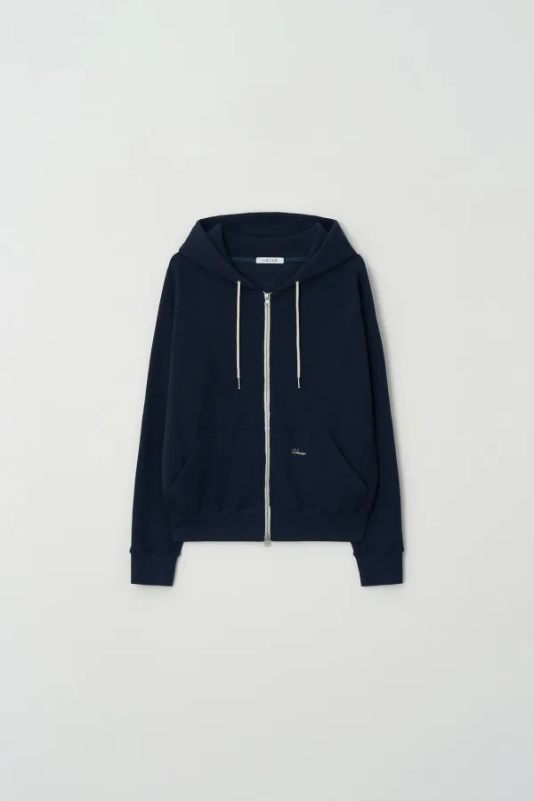Waffle Hoody Zip-Up