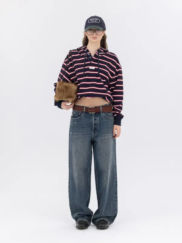 THE BELLA BAGGY JEANS (HERITAGE BLUE)