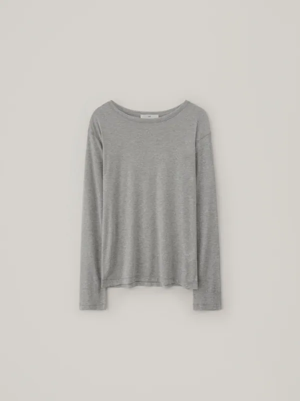 [10.30 예약 배송] Relaxed Wool Top - Gray