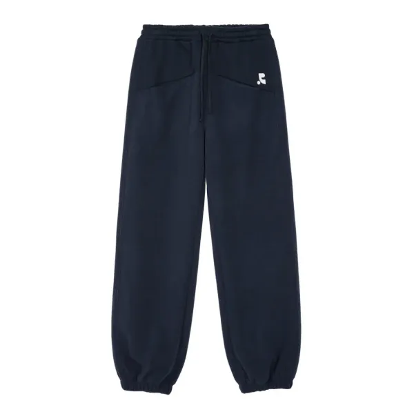 COLORATION FLEECE JOGGER PANTS - NAVY
