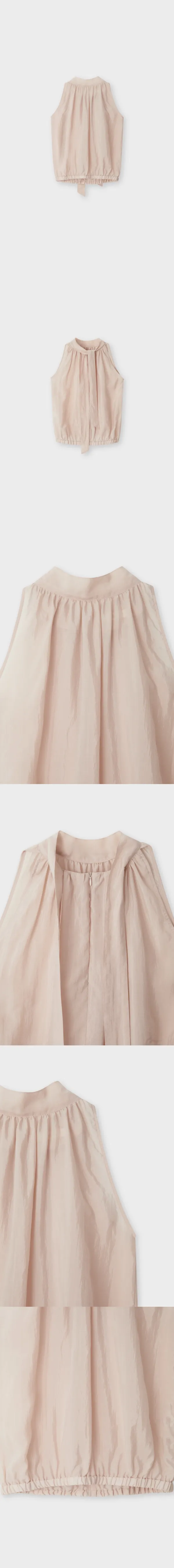 [7th 예약배송/7월 24일] Glow Halter Neck Blouse_Pink