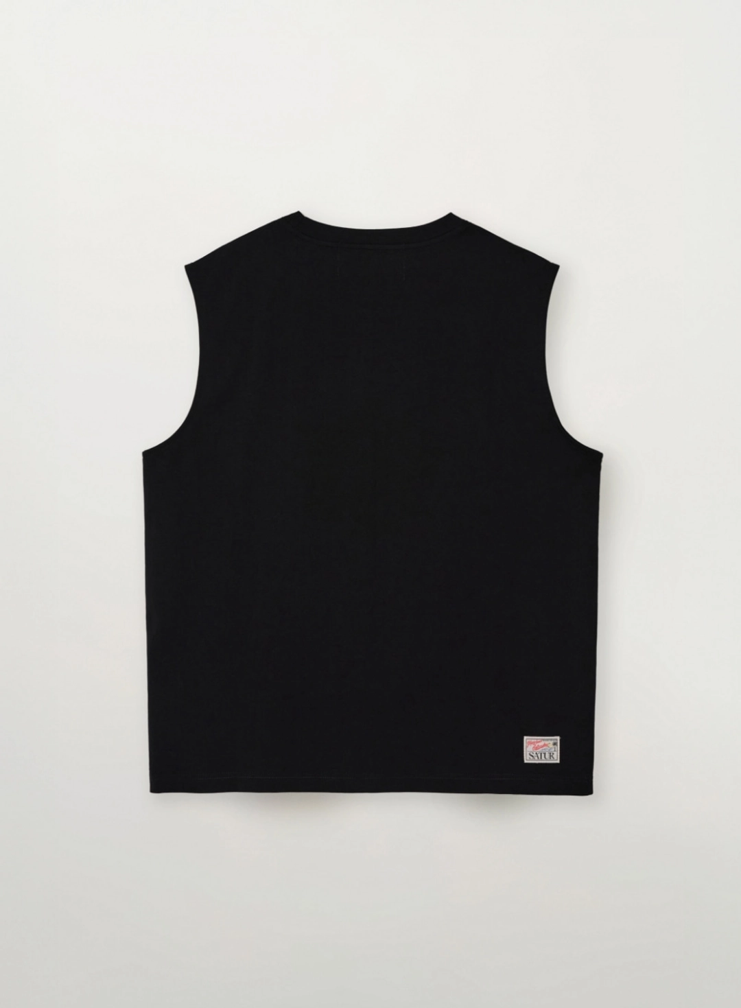 세터 Saturday Mood Lettering Sleeveless - Black 상품 이미지 2