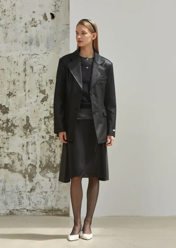 MODIFY STRING SKIRT_BLACK