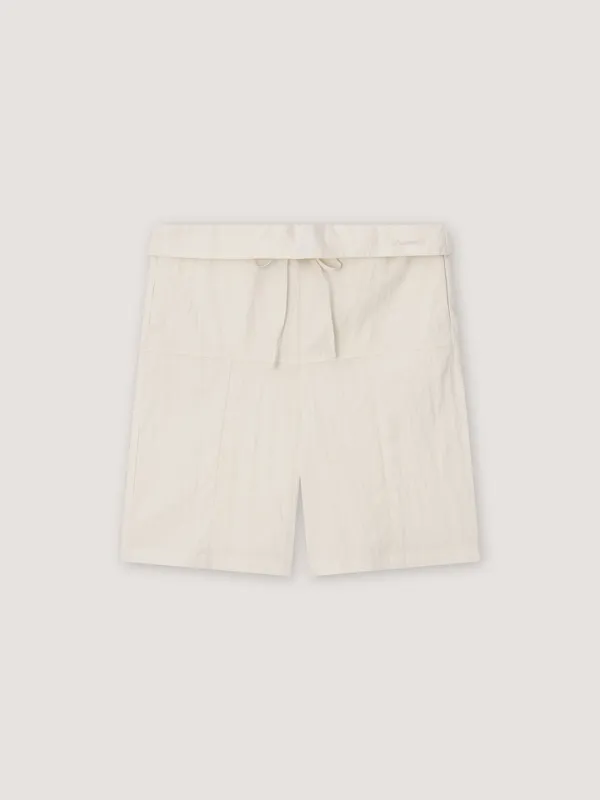 [2nd] Alto Flap Half Pants - Ivory