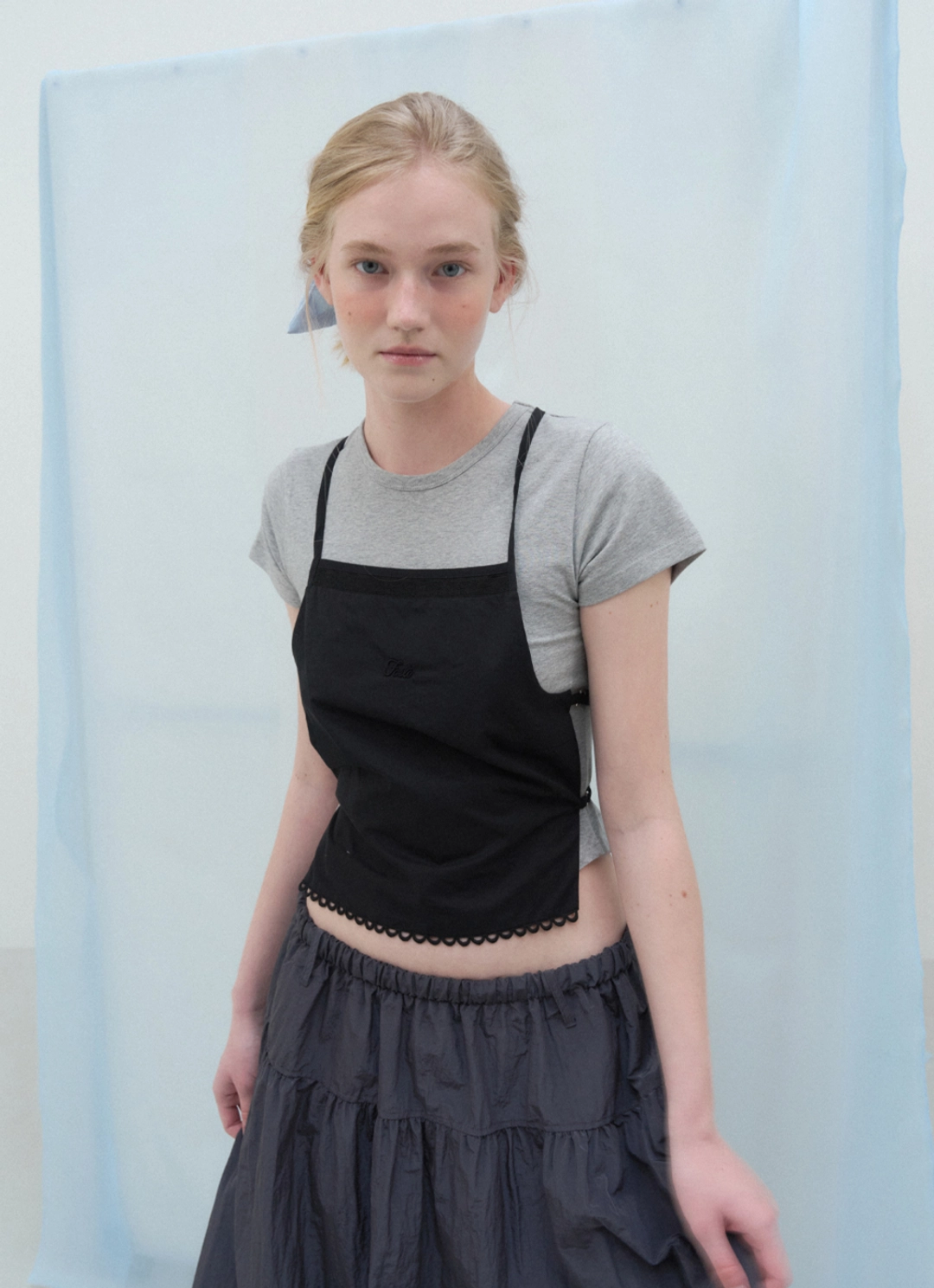포에토 FE base tee - grey 상품 이미지 2