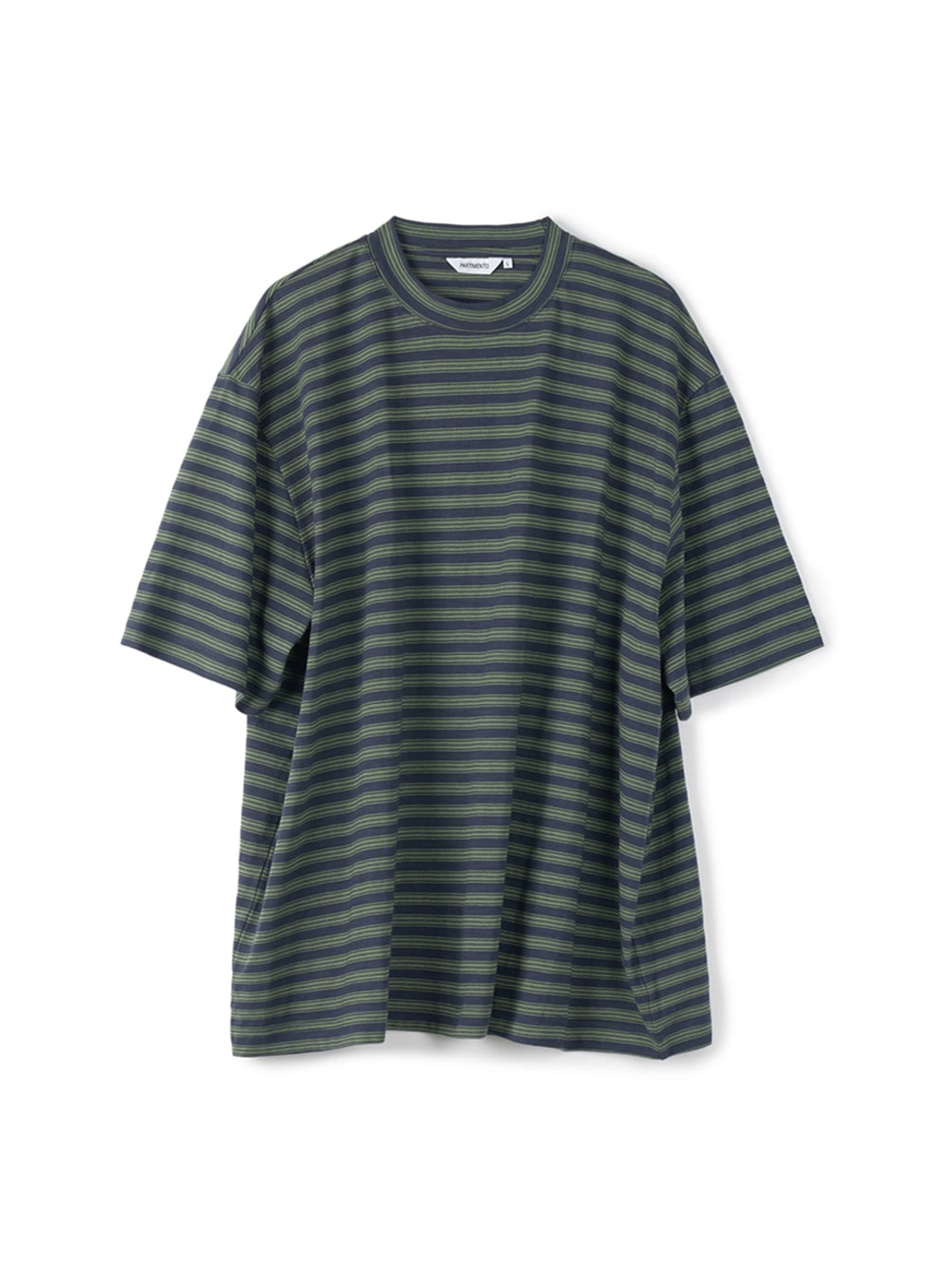 파르티멘토 Vintage Stripe Summer Tee_Faded Navy 상품 이미지 1
