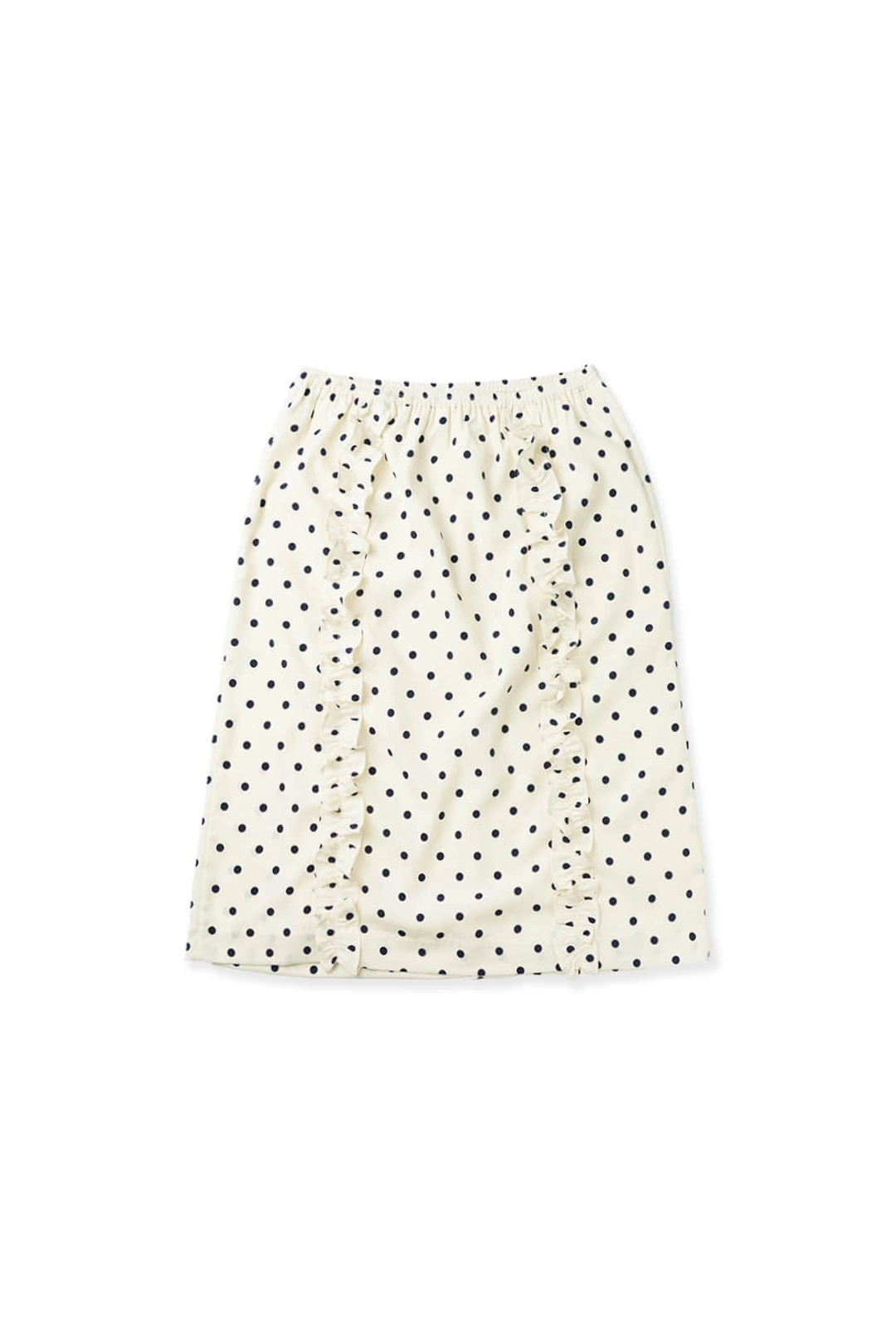 위드아웃썸머 Dot frill skirt_ivory 상품 이미지 3