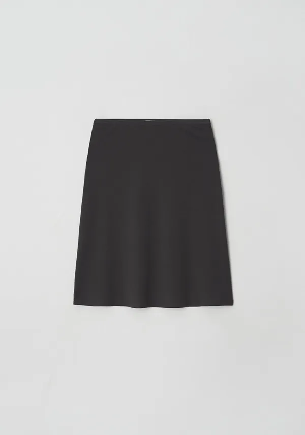 [1차 리오더] Basic midi skirt (Charcoal)