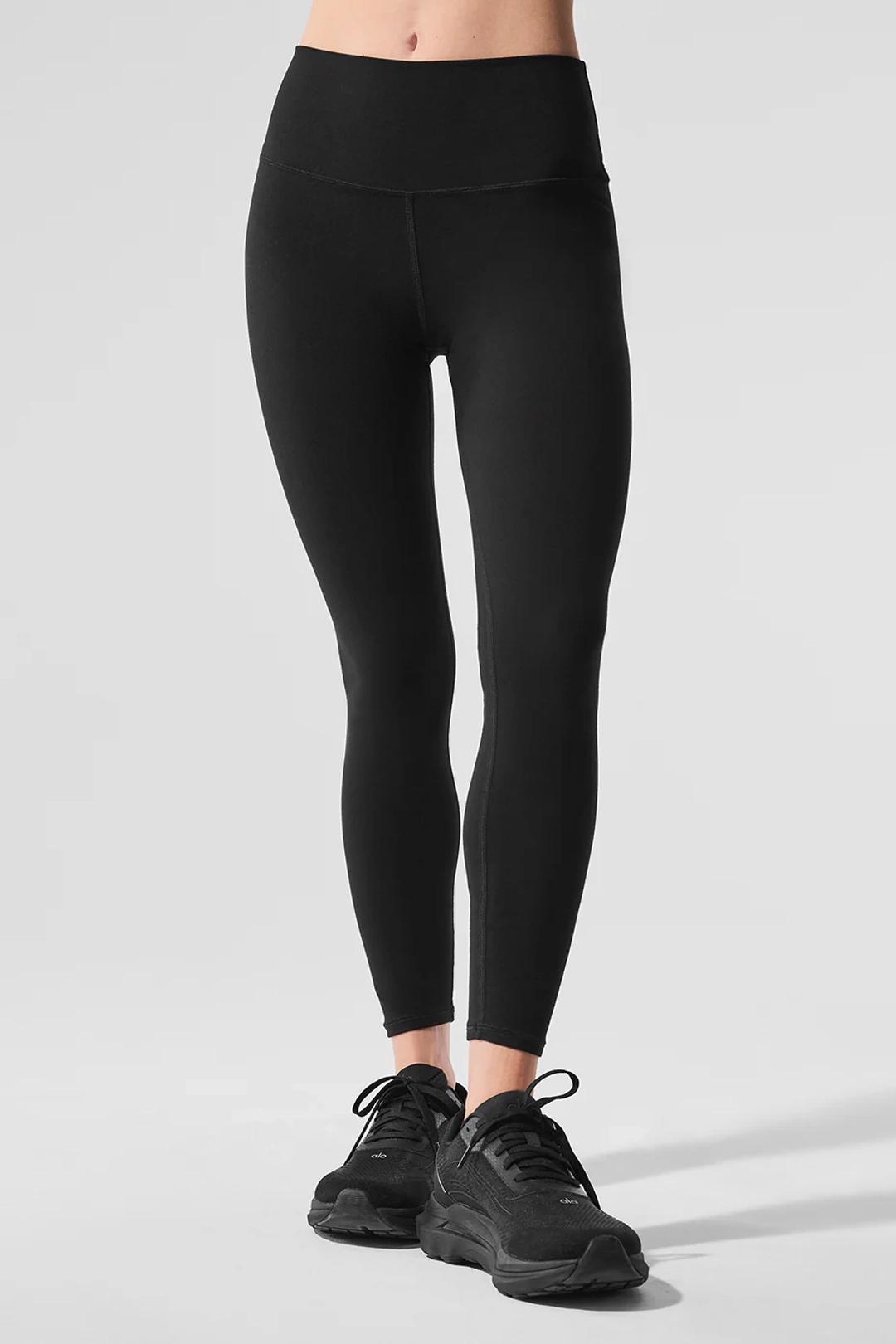 알로요가 Alosoft High-Waist 7/8 Highlight Legging - Black 상품 이미지 1