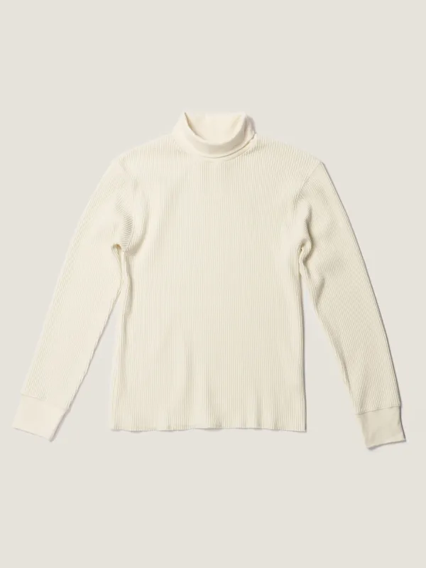 SALLY\'S WAFFLE TURTLE TEE [ Cream ] 6th Reorder