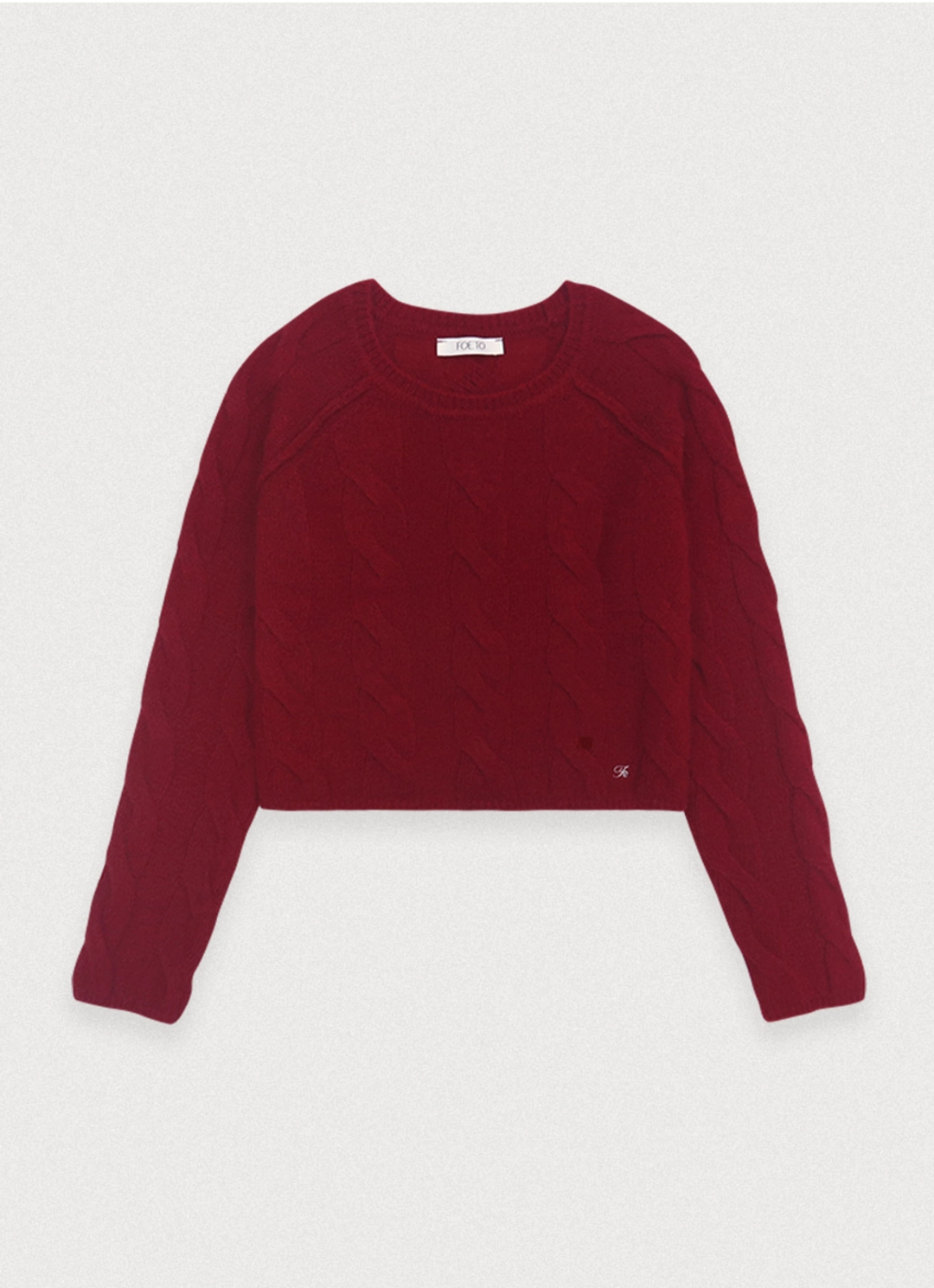 포에토 Apple kid mohair twist knit - red 상품 이미지 1