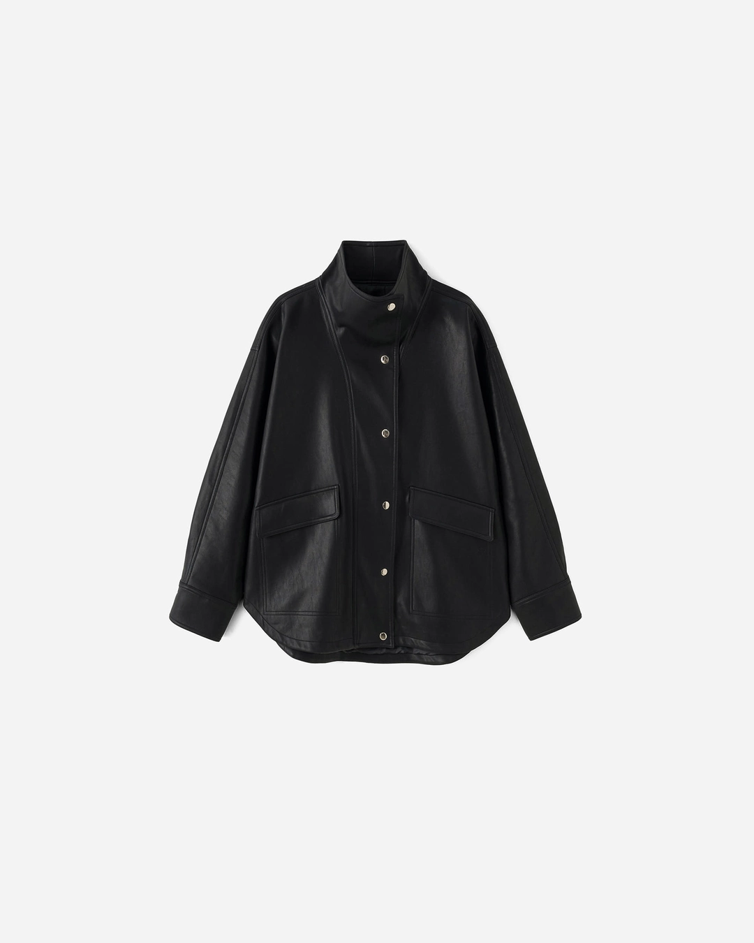 포유어아이즈온리 Mago High Neck Single Leather Jacket 상품 이미지 1