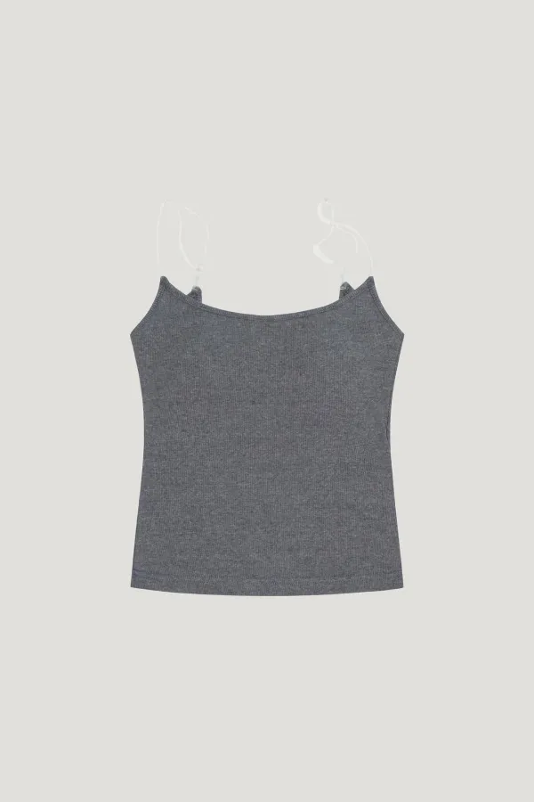 Clear Strap Sleeveless (gray)