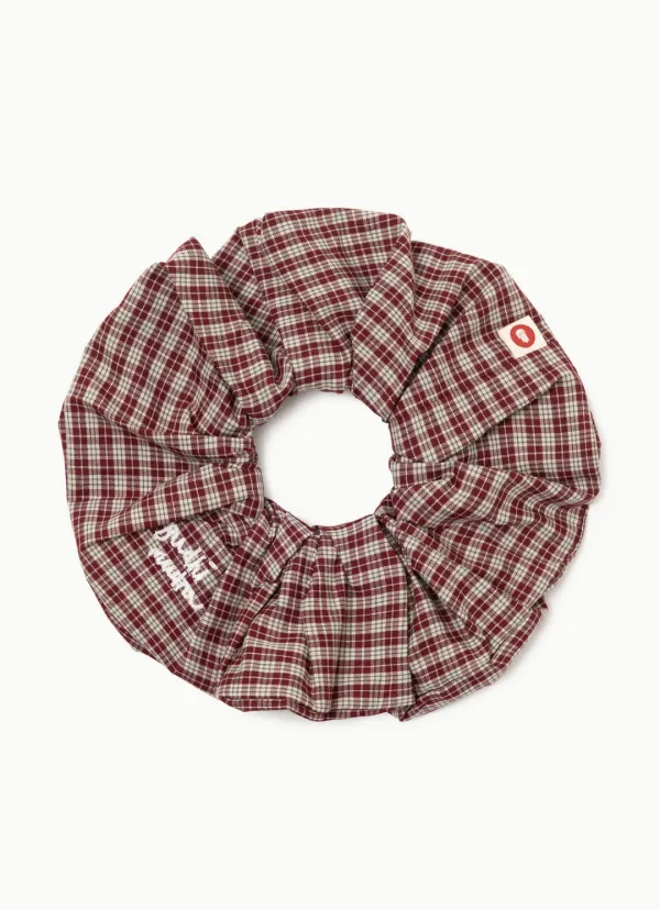 BM wide scrunchie #2_Red Multi