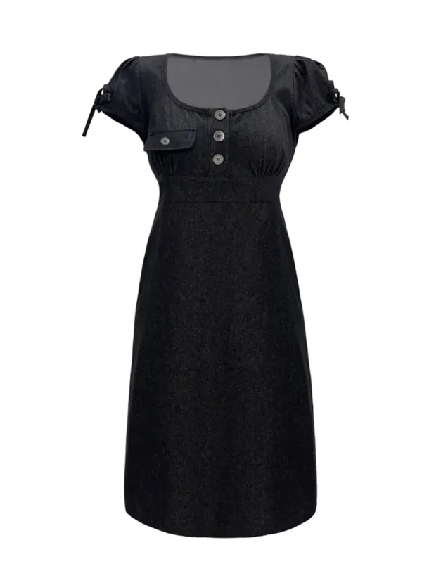 About Denim Dress (Dark Blue)