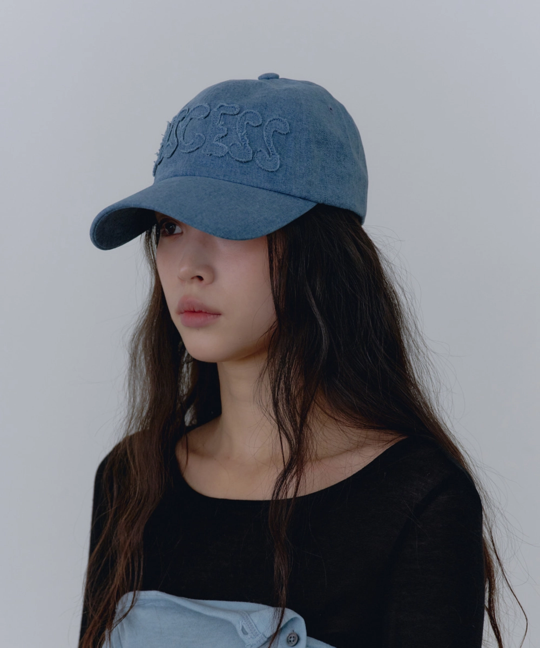 파이시스 PS Logo Washed Ball Cap_Blue 상품 이미지 2