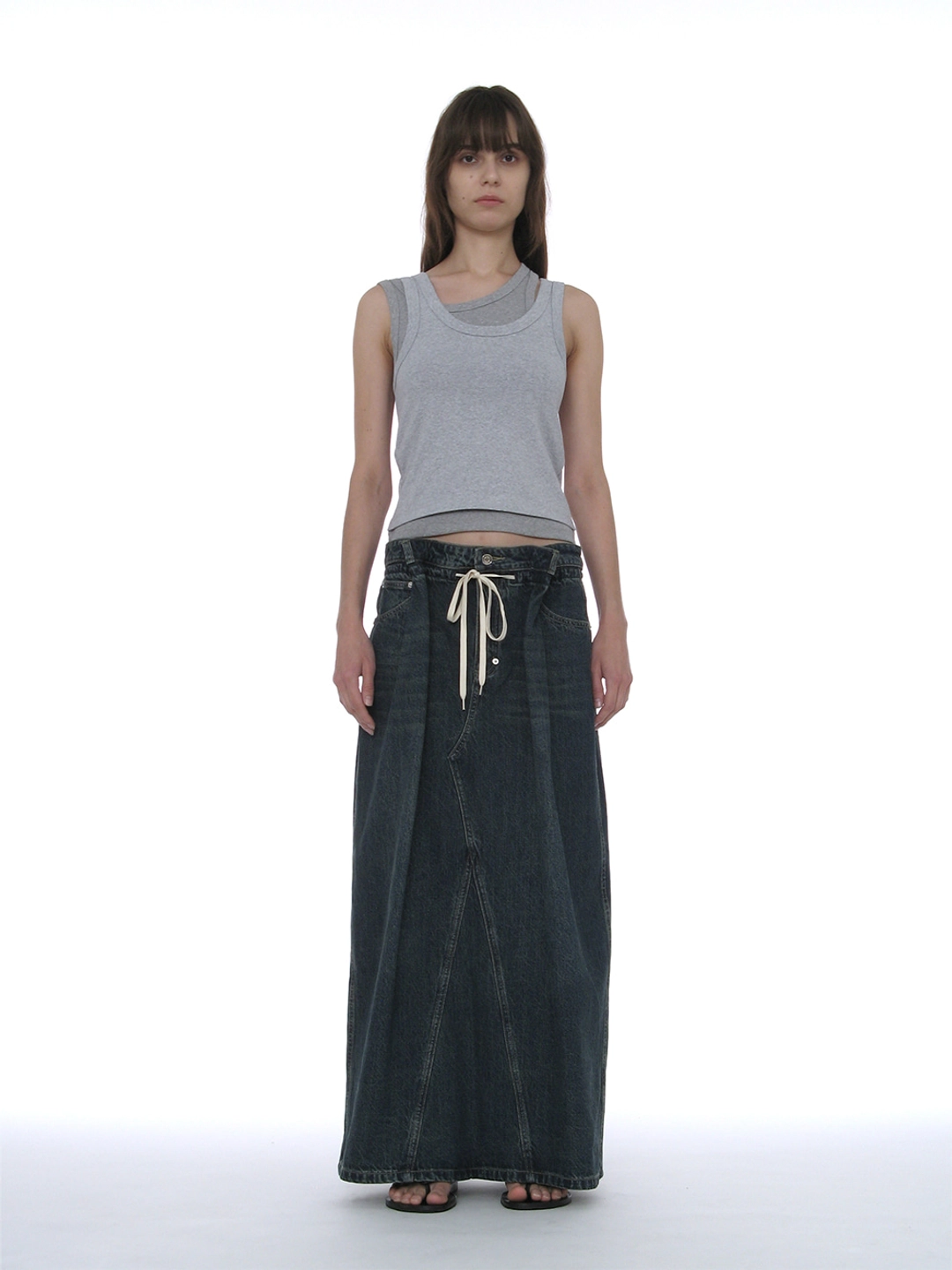 파르티멘토 [WOMEN] OVERLAY SLEEVELESS_MELANGE 상품 이미지 2