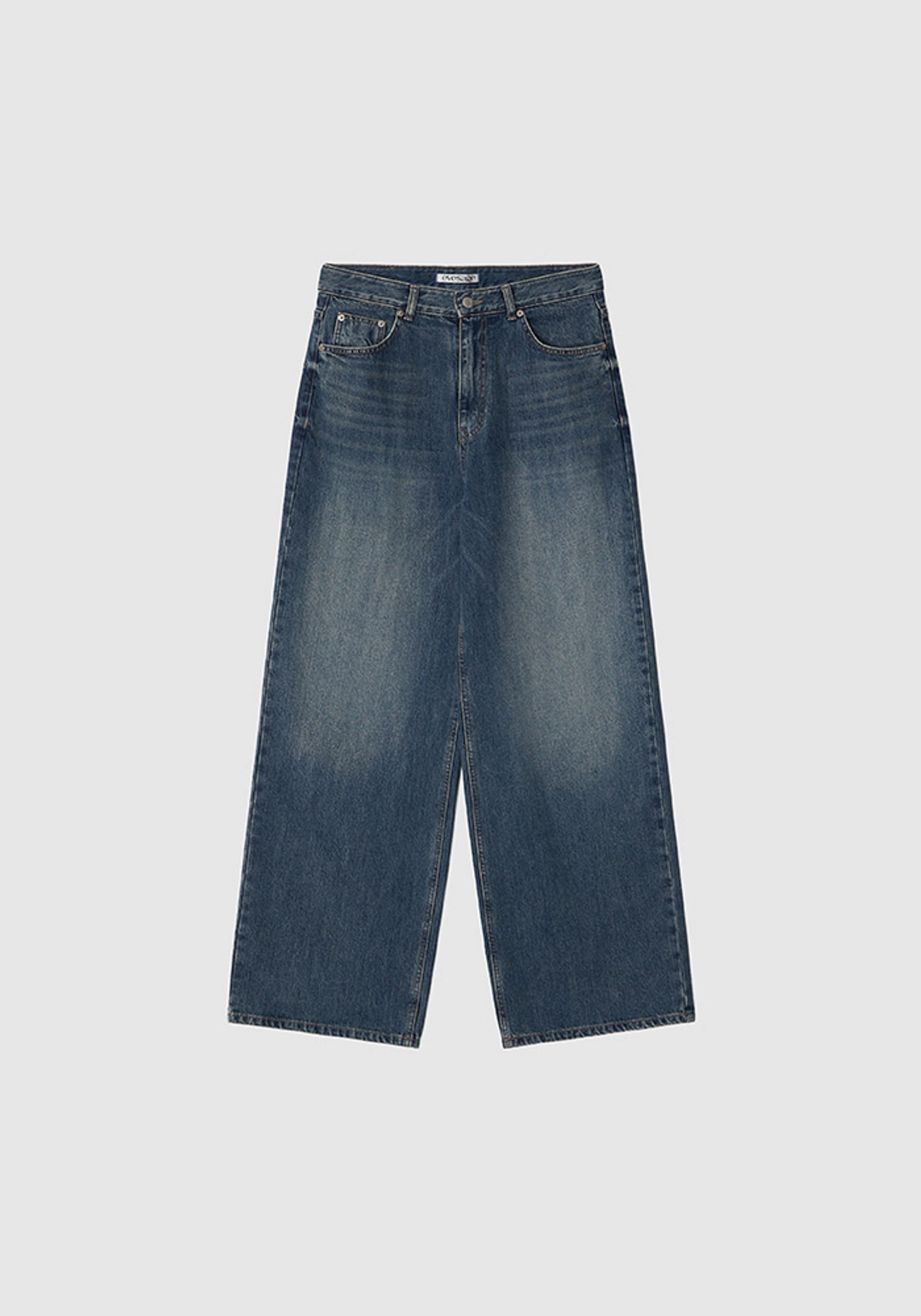 이브세이지 Low rise wide denim (Deep blue) 상품 이미지 1